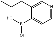 3-(n-Propyl)pyridine-4-boronic acid 结构式