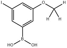 3-Iodo-5-(methoxy-d3)-phenylboronic acid 结构式