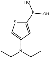4-(Diethylamino)thiophene-2-boronic acid 结构式