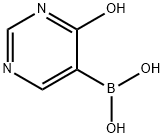 4-Hydroxypyrimidine-5-boronic acid 结构式