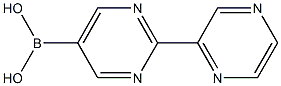 (2-(pyrazin-2-yl)pyrimidin-5-yl)boronic acid 结构式