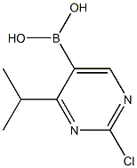 2-Chloro-4-(iso-propyl)pyrimidine-5-boronic acid 结构式
