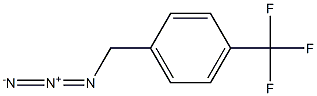 Benzene, 1-(azidomethyl)-4-(trifluoromethyl)- 结构式