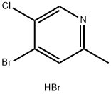 4-bromo-5-chloro-2-methylpyridine hydrobromide 结构式