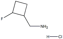 1-(2-fluorocyclobutyl)methanamine hydrochloride 结构式