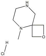 2-OXA-5,8-DIAZASPIRO[3.5]壬烷,5-甲基-,盐酸盐(1:1) 结构式