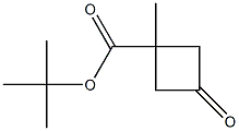 叔-丁基 1-甲基-3-氧亚基-环丁甲酸基酯 结构式