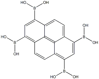 1,3,6,8-芘四硼酸 结构式