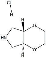 (4aS,7aS)-hexahydro-5H-[1,4]dioxino[2,3-c]pyrrole hydrochloride 结构式