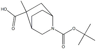 2-tert-butyl 5-methyl 2-azabicyclo[2.2.2]octane-2,5-dicarboxylate 结构式