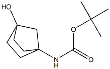 (4-羟基双环[2.2.1]庚烷-1-基)氨基甲酸叔丁酯 结构式