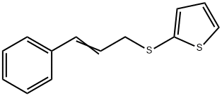 2-(cinnamylthio)thiophene 结构式