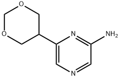 6-(1,3-dioxan-5-yl)pyrazin-2-amine 结构式