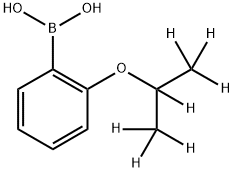 (2-((propan-2-yl-d7)oxy)phenyl)boronic acid 结构式