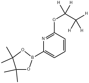 2-(ethoxy-d5)-6-(4,4,5,5-tetramethyl-1,3,2-dioxaborolan-2-yl)pyridine 结构式