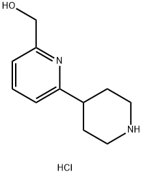 (6-(piperidin-4-yl)pyridin-2-yl)methanol dihydrochloride 结构式