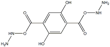 2,5-bis((hydrazinyloxy)carbonyl)benzene-1,4-diol 结构式