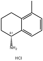 (R)-5-METHYL-1,2,3,4-TETRAHYDRO-NAPHTHALEN-1-YLAMINE HYDROCHLRIDE 结构式