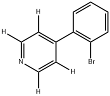 4-(2-bromophenyl)pyridine-2,3,5,6-d4 结构式