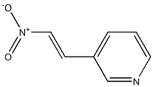 trans-3-(2-nitrovinyl)pyridine 结构式