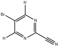 5-bromopyrimidine-2-carbonitrile-4,6-d2 结构式