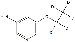 5-(ethoxy-d5)pyridin-3-amine 结构式