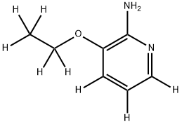 3-(ethoxy-d5)pyridin-4,5,6-d3-2-amine 结构式