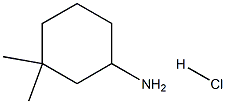 3,3-dimethylcyclohexan-1-amine hydrochloride 结构式