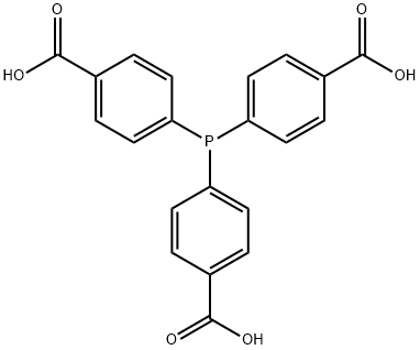 三(4-羧基苯基)膦 结构式
