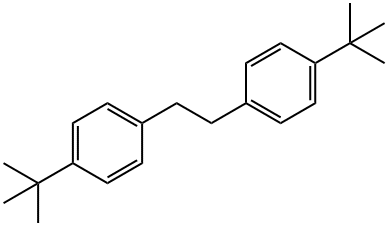 1-tert-butyl-4-[2-(4-tert-butylphenyl)ethyl]benzene 结构式