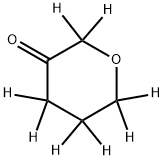 dihydro-2H-pyran-3(4H)-one-2,2,4,4,5,5,6,6-d8 结构式