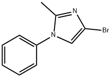 4-bromo-2-methyl-1-phenyl-1H-imidazole 结构式