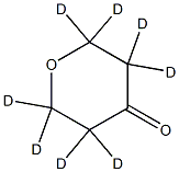 tetrahydro-4H-pyran-4-one-2,2,3,3,5,5,6,6-d8 结构式