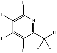 5-fluoro-2-(methyl-d3)pyridine-3,4,6-d3 结构式