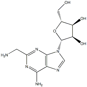 2-Aminomethyl adenosine 结构式