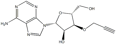 3'-O-炔丙基腺苷 结构式