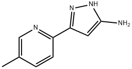 3-(5-methylpyridin-2-yl)-1H-pyrazol-5-amine 结构式