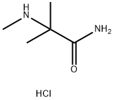 2-甲基-2-(甲基氨基)丙酰胺盐酸 结构式