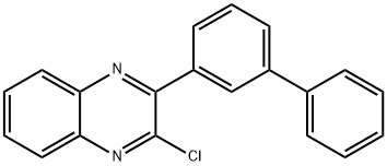 2-([1,1'-联苯]-3-基)-3-氯喹喔啉 结构式