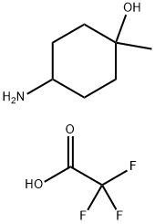 4-amino-1-methyl-1-cyclohexanol trifluoroacetic acid salt 结构式