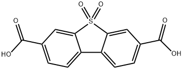 5,5-二氧-5H-二苯并[B,D]噻吩-3,7-二羧酸 结构式