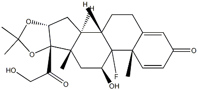 Triamcinolone Impurity 1 结构式