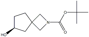 (S)-6-羟基-2-氮杂螺[3.4]辛烷-2-羧酸叔丁酯 结构式