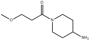 1-(4-氨基哌啶-1-基)-3-甲氧基丙烷-1-酮 结构式