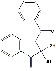 2-[(2-oxo-2-phenylethyl)disulfanyl]-1-phenylethan-1-one 结构式