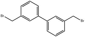 3,3'-Bis(bromomethyl)biphenyl 结构式