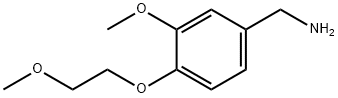 [3-methoxy-4-(2-methoxyethoxy)phenyl]methanamine 结构式