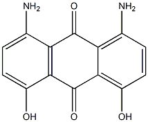 1,8-diaMino-4,5-dihydroxyanthracene-9,10-dione 结构式