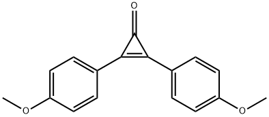 2-Cyclopropen-1-one, 2,3-bis(4-methoxyphenyl)- 结构式