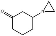 Cyclohexanone, 3-(1-aziridinyl)- 结构式